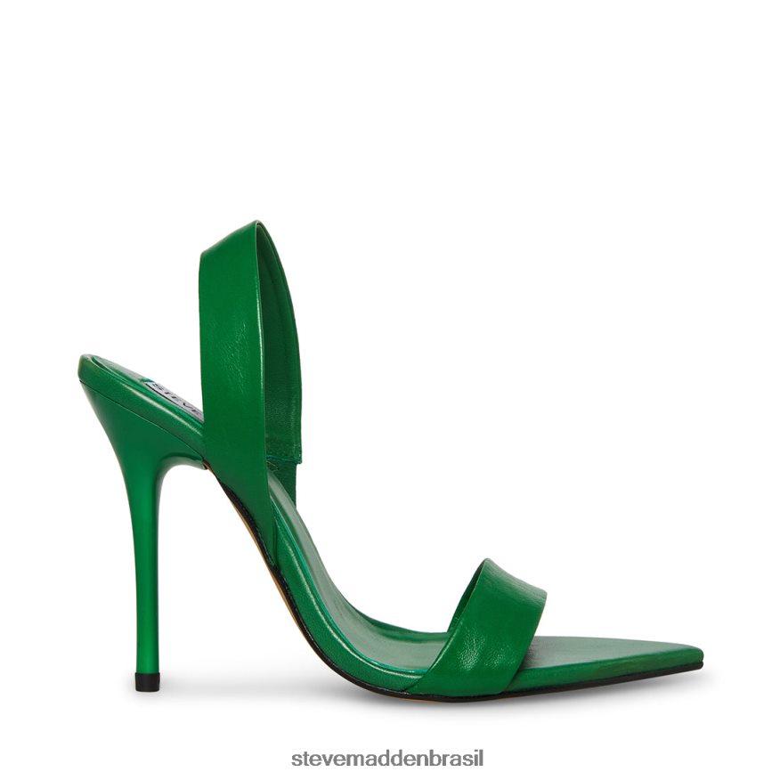 calçados couro verde mulheres Steve Madden batali ZTFPZH536