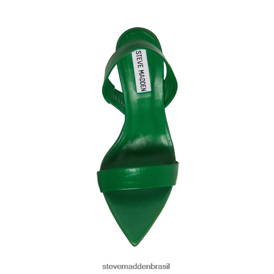 calçados couro verde mulheres Steve Madden batali ZTFPZH536