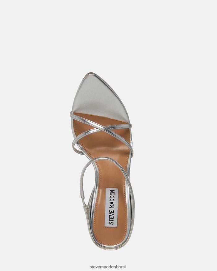 calçados prata mulheres Steve Madden atordoante ZTFPZH548