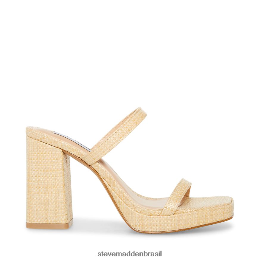 calçados ráfia natural mulheres Steve Madden Polly ZTFPZH539