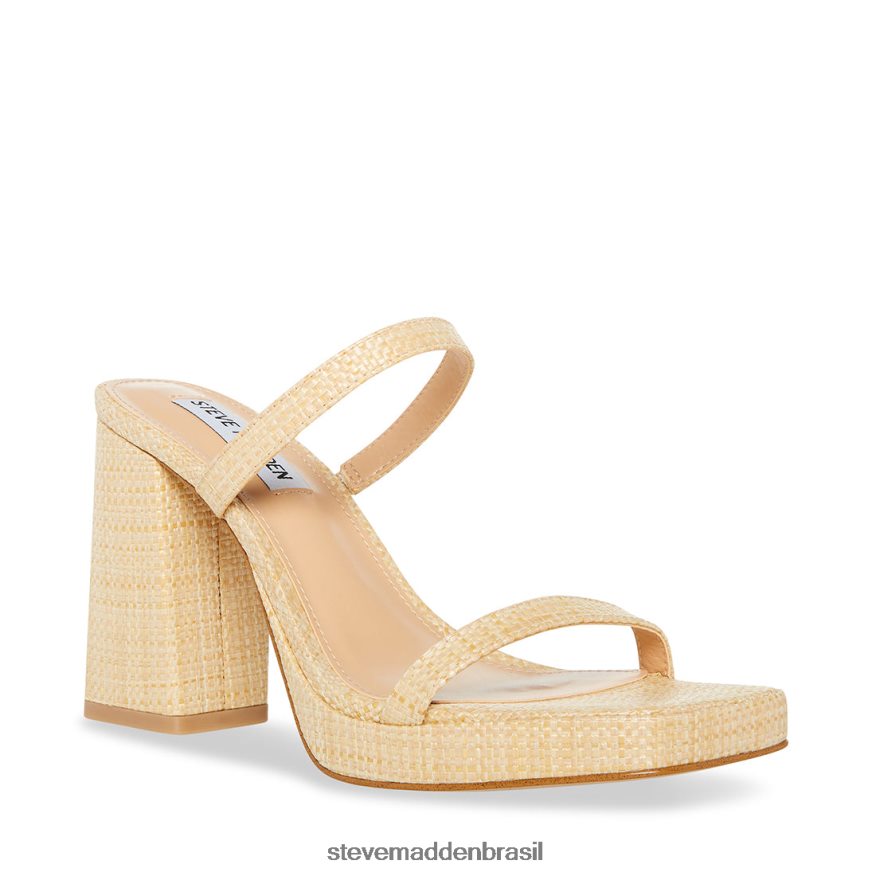 calçados ráfia natural mulheres Steve Madden Polly ZTFPZH539