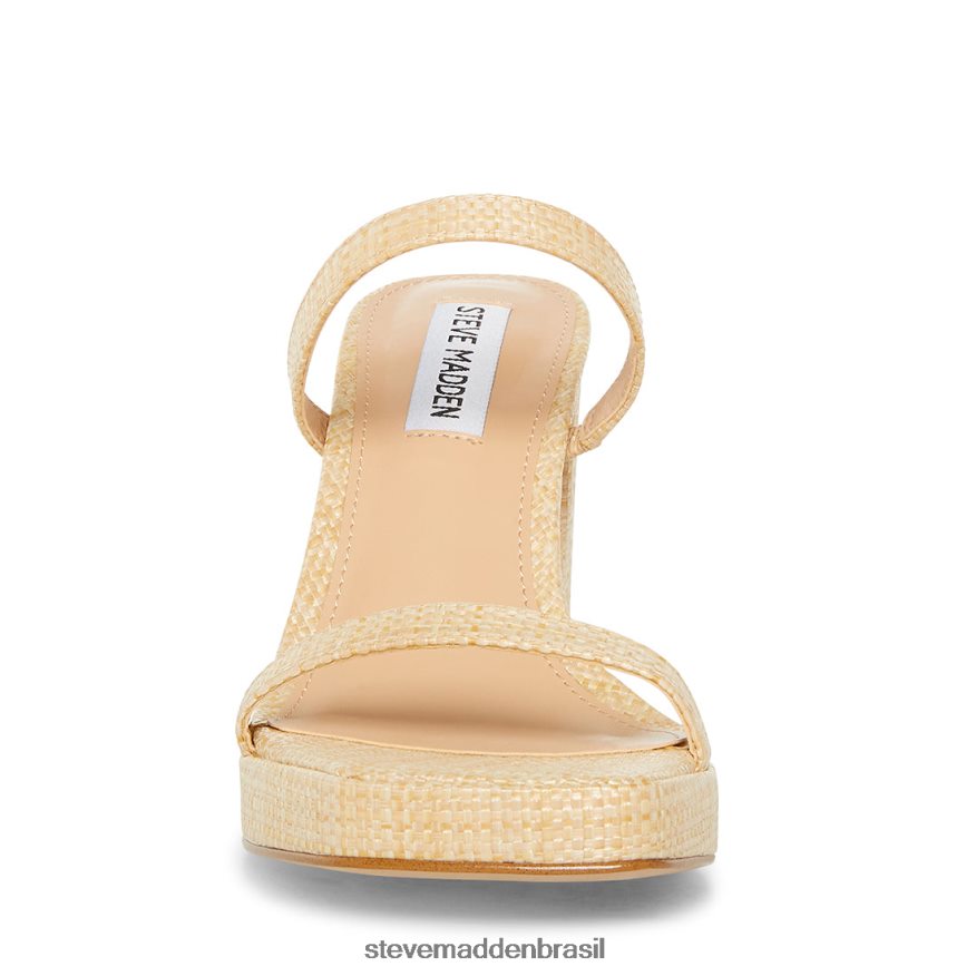 calçados ráfia natural mulheres Steve Madden Polly ZTFPZH539