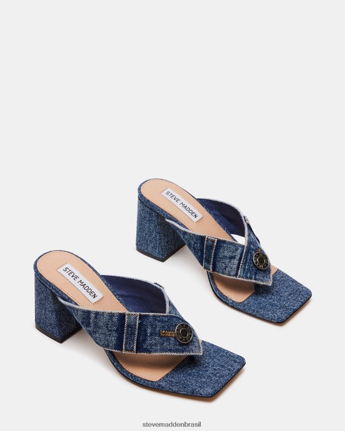 calçados tecido jeans mulheres Steve Madden Nicola ZTFPZH520