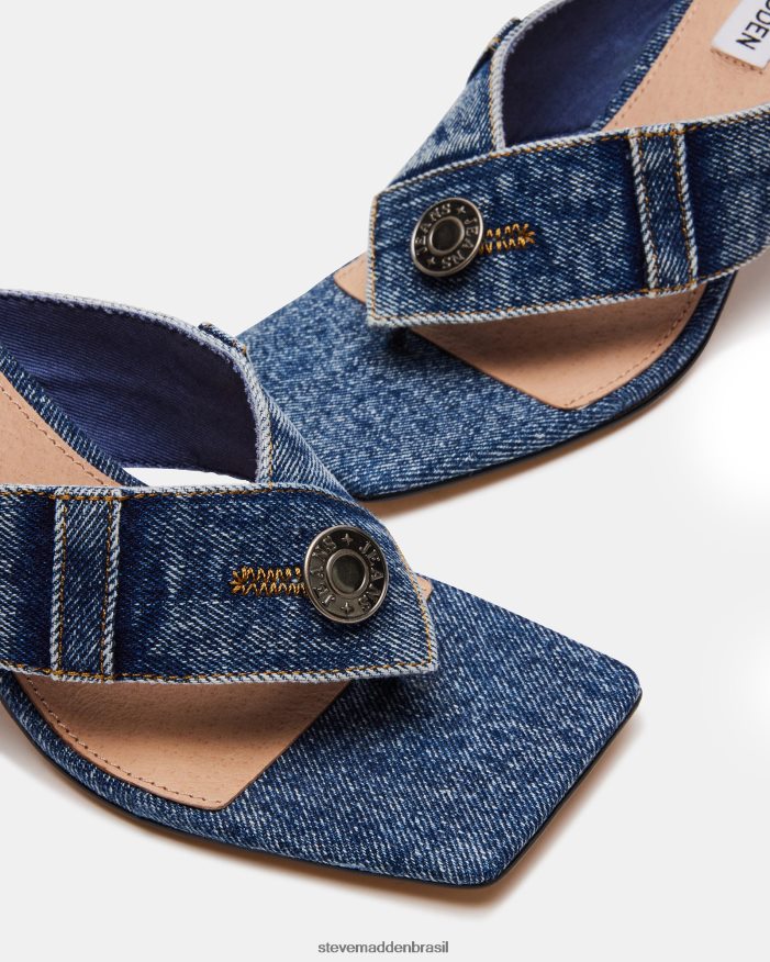 calçados tecido jeans mulheres Steve Madden Nicola ZTFPZH520