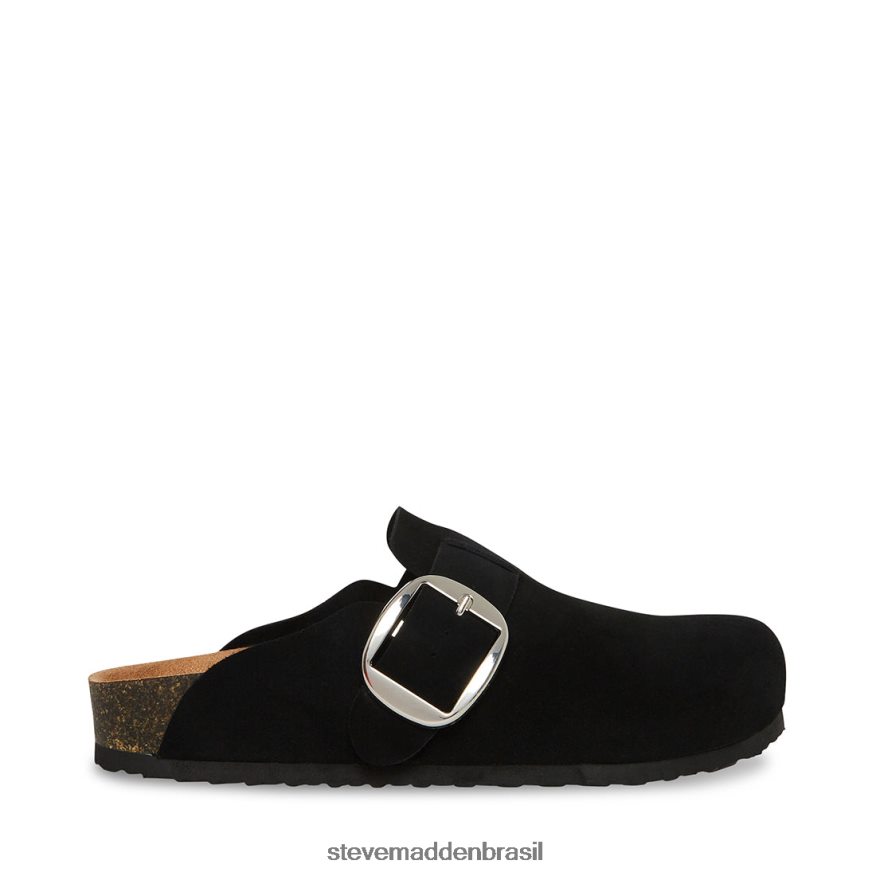 calçados Camurça preta mulheres Steve Madden social ZTFPZH209