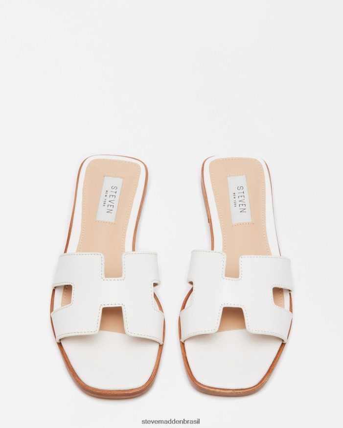 calçados couro branco mulheres Steve Madden Hadyn ZTFPZH6