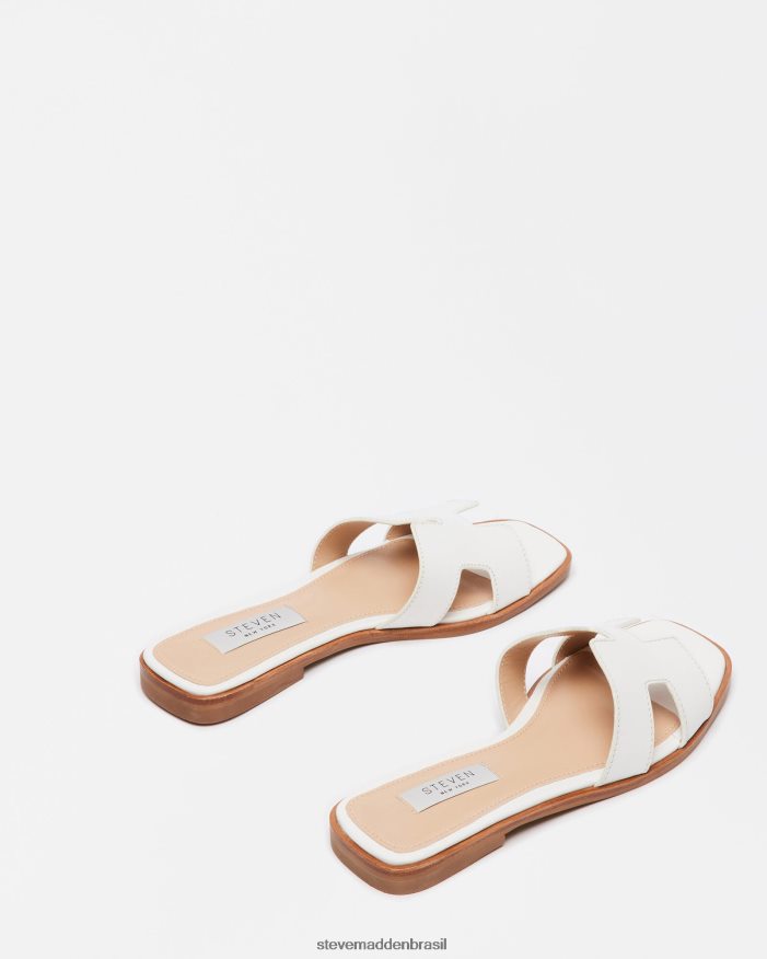 calçados couro branco mulheres Steve Madden Hadyn ZTFPZH6