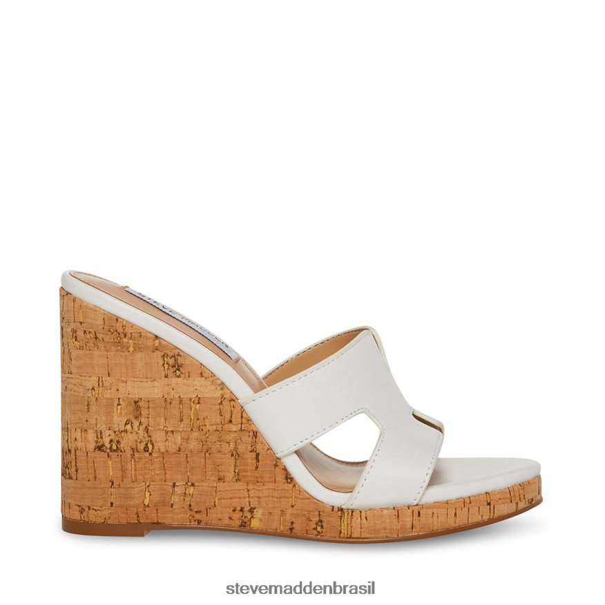 calçados couro branco mulheres Steve Madden maionese ZTFPZH140