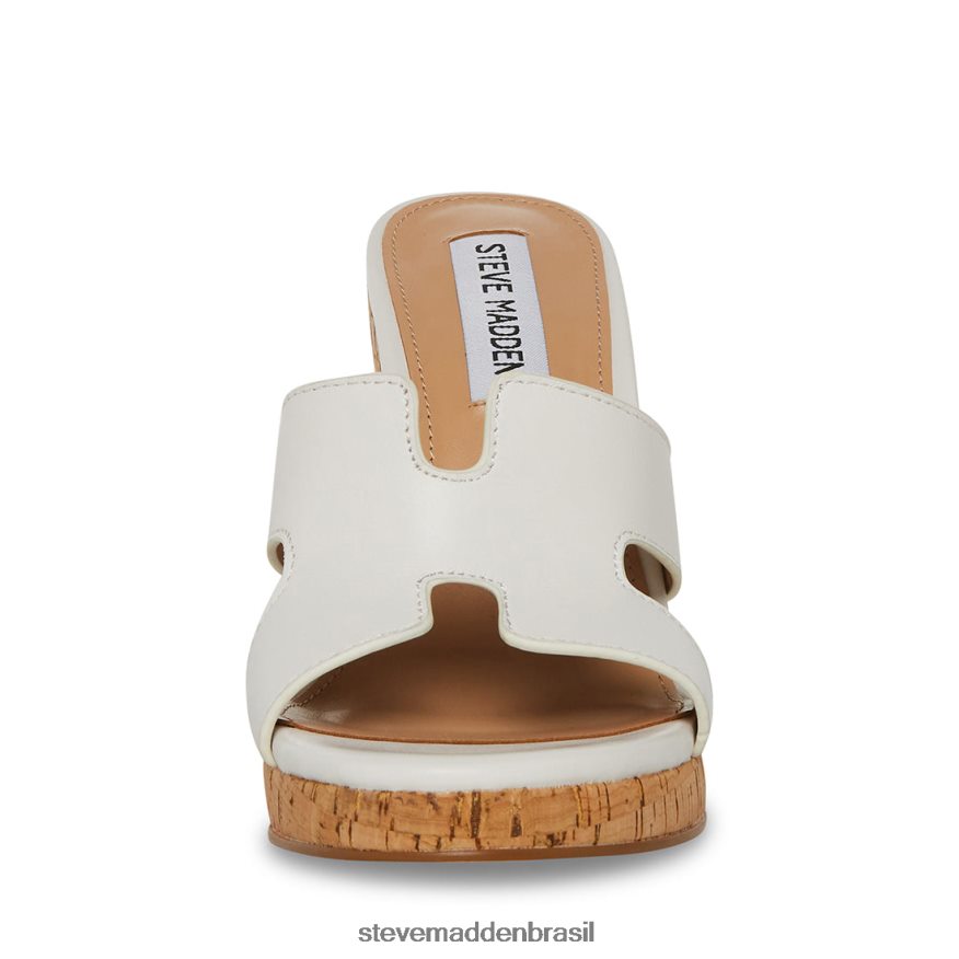 calçados couro branco mulheres Steve Madden maionese ZTFPZH140