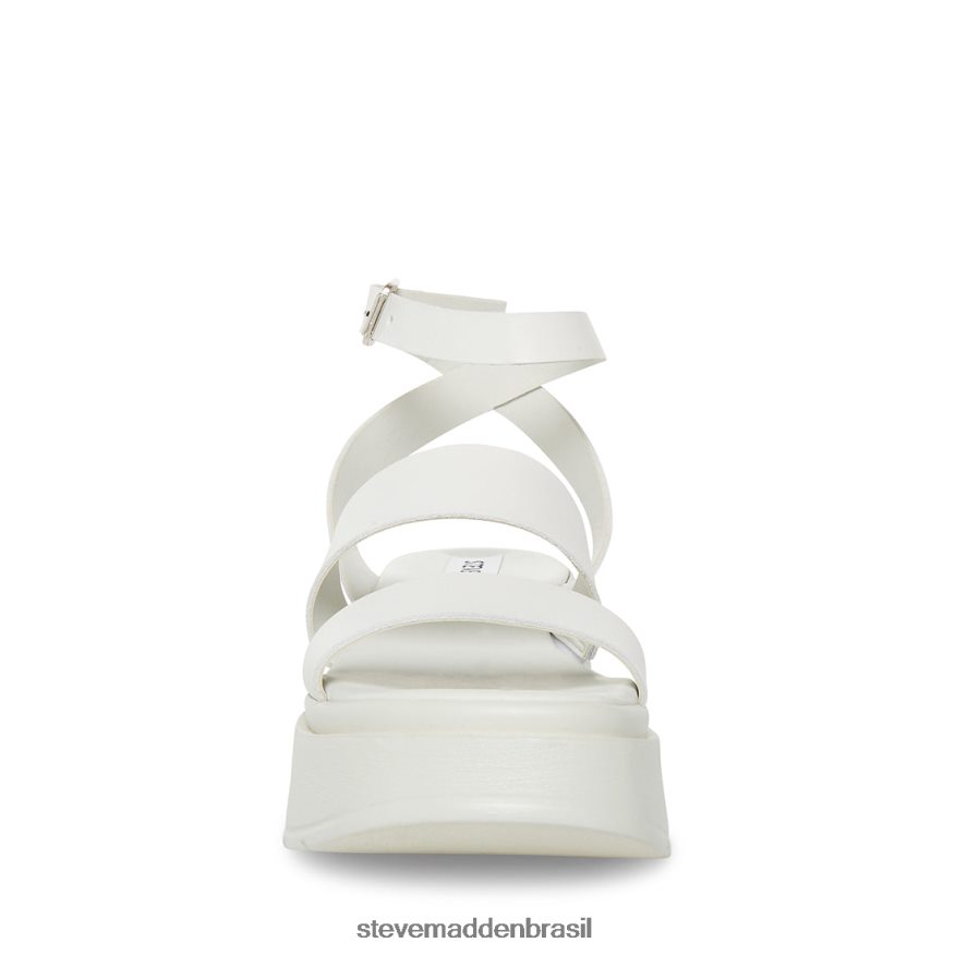 calçados couro branco mulheres Steve Madden tenisi ZTFPZH27