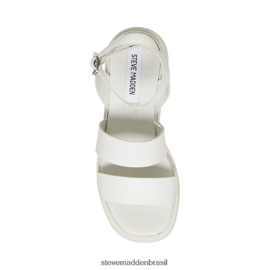 calçados couro branco mulheres Steve Madden tenisi ZTFPZH27