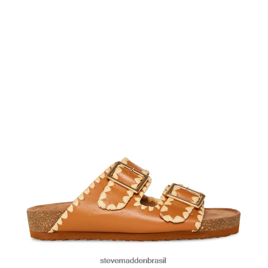 calçados couro bronzeado mulheres Steve Madden Cheyanne ZTFPZH111