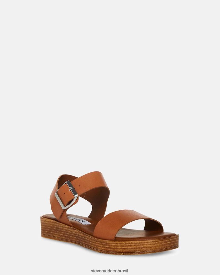 calçados couro bronzeado mulheres Steve Madden Keanan ZTFPZH15