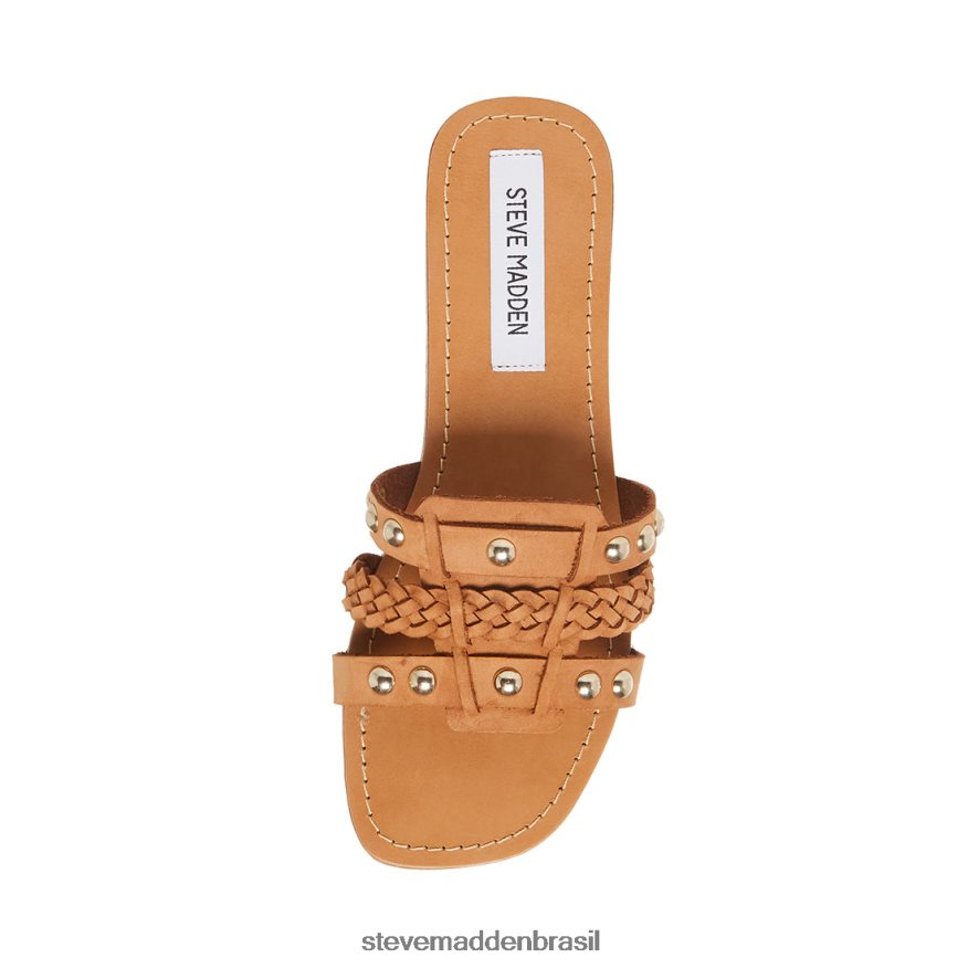 calçados couro bronzeado mulheres Steve Madden paraíso ZTFPZH137