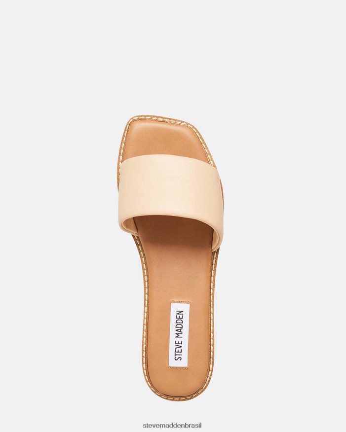 calçados couro bronzeado mulheres Steve Madden sandra ZTFPZH169