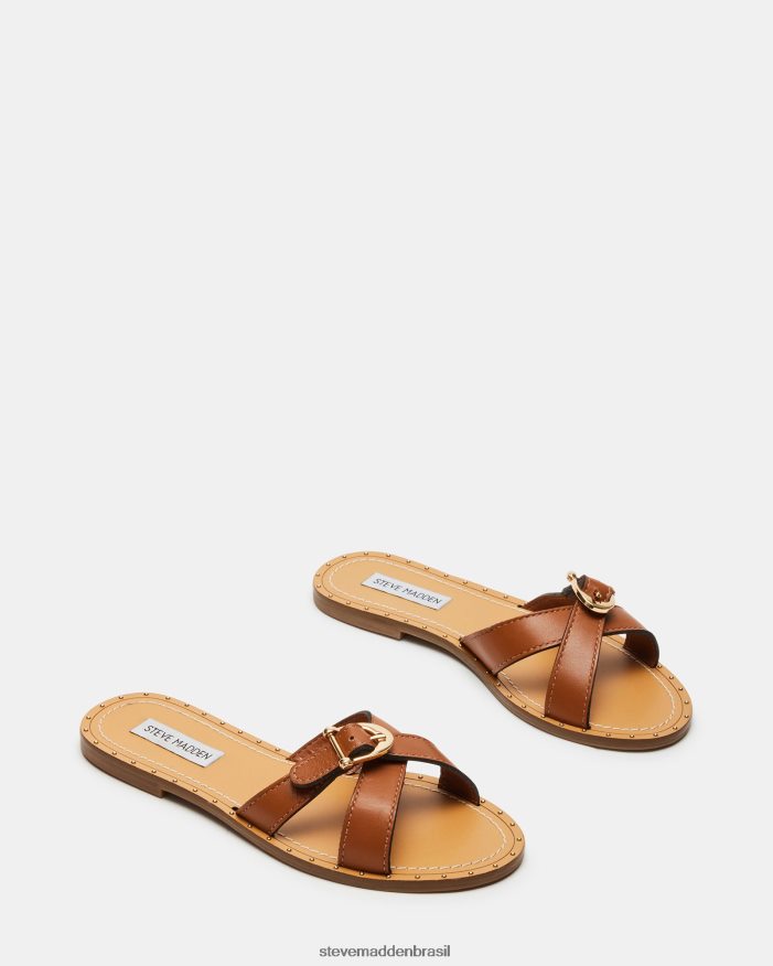 calçados couro conhaque mulheres Steve Madden rizz ZTFPZH95