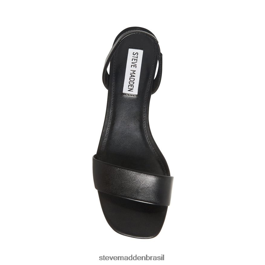 calçados couro preto mulheres Steve Madden Mariana ZTFPZH155