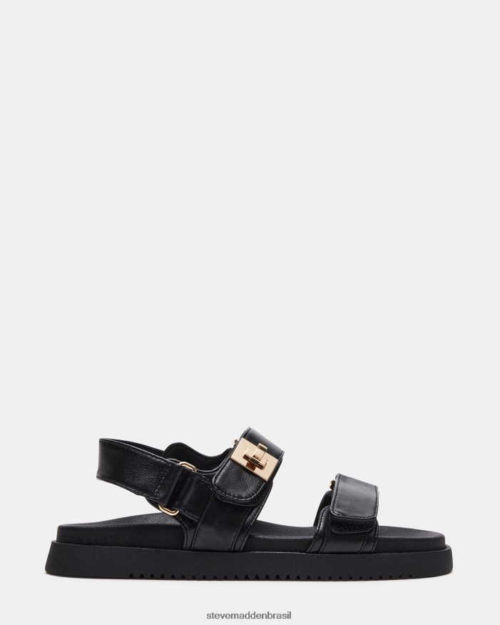 calçados couro preto mulheres Steve Madden Mona ZTFPZH3