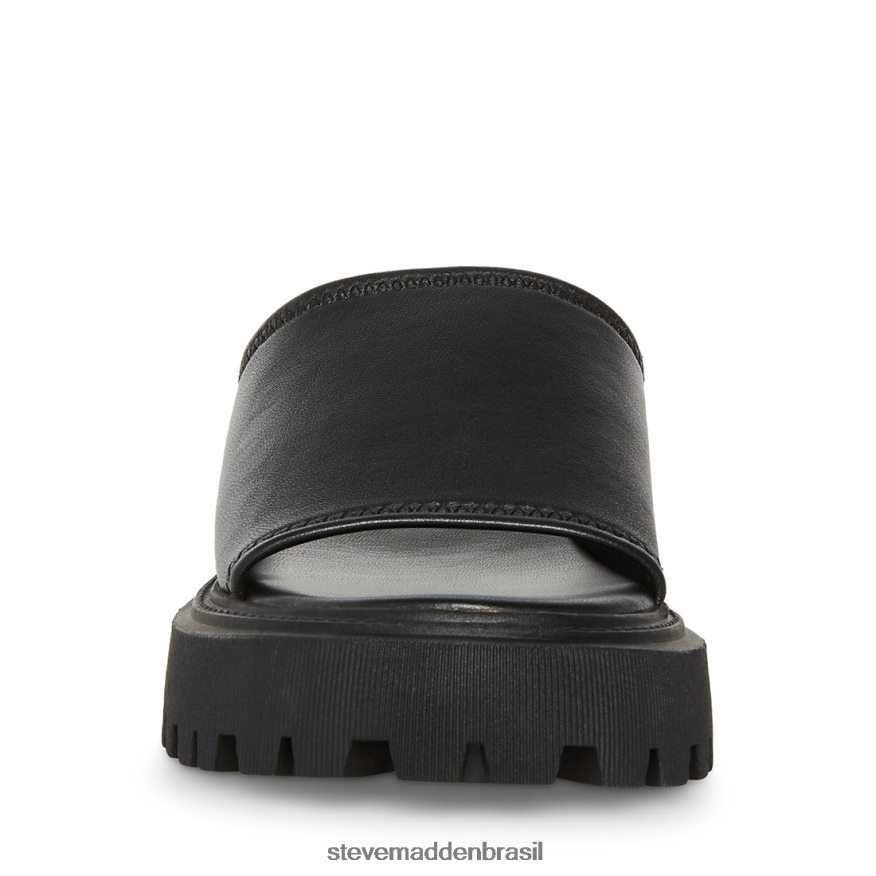 calçados couro preto mulheres Steve Madden Sofia ZTFPZH151