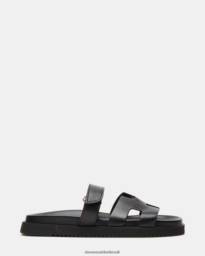 calçados couro preto mulheres Steve Madden talvez ZTFPZH1