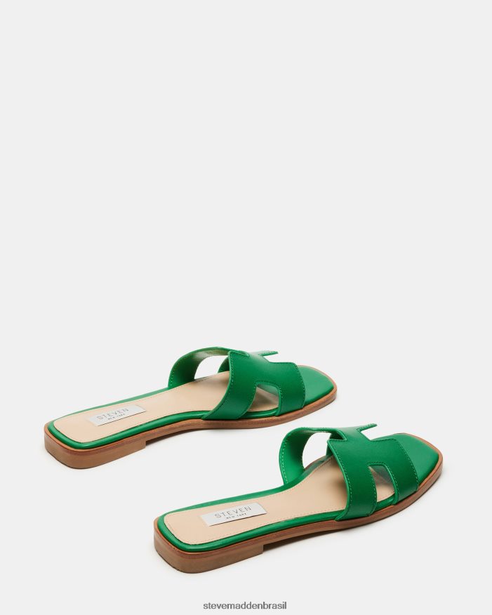 calçados couro verde mulheres Steve Madden Hadyn ZTFPZH37