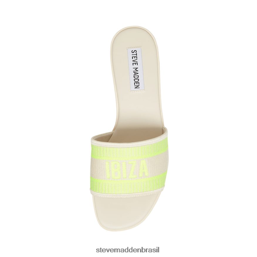 calçados néon amarelo mulheres Steve Madden nox ZTFPZH182