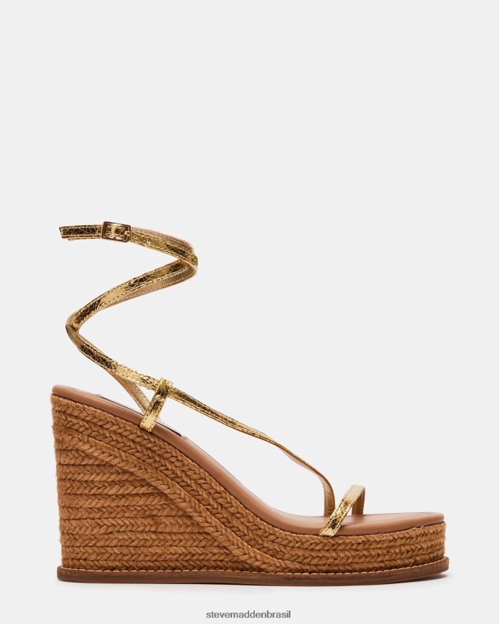 calçados ouro mulheres Steve Madden verão ZTFPZH99