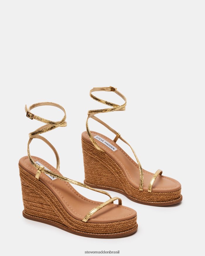 calçados ouro mulheres Steve Madden verão ZTFPZH99