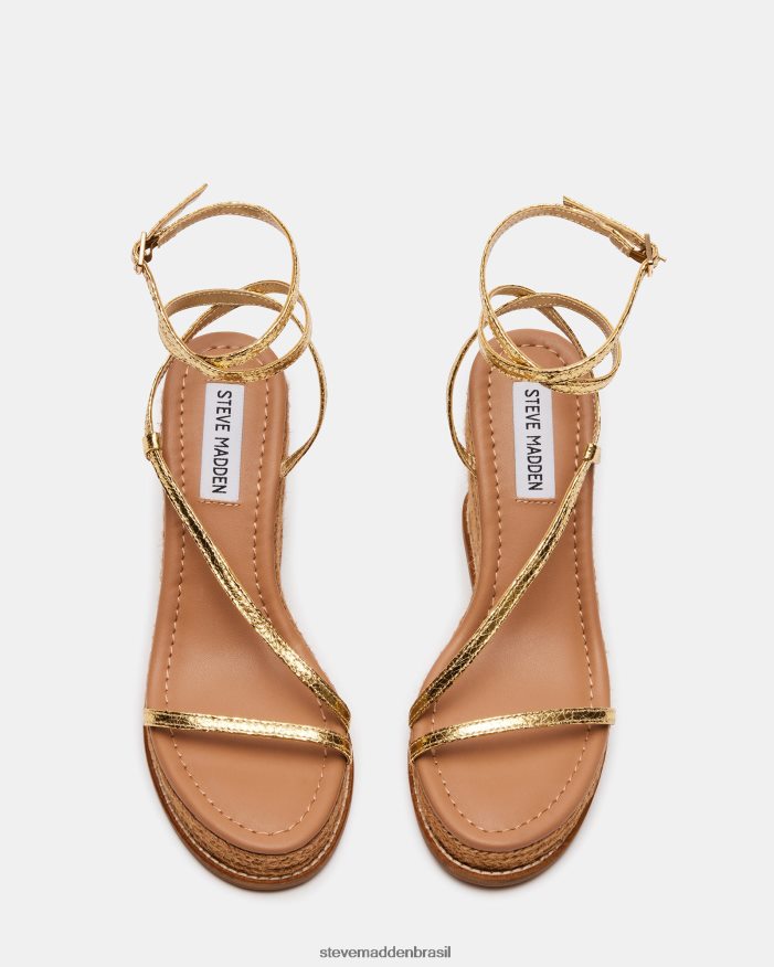 calçados ouro mulheres Steve Madden verão ZTFPZH99