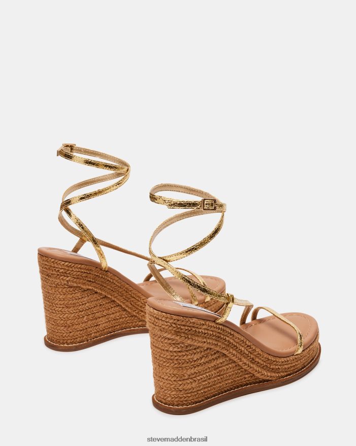 calçados ouro mulheres Steve Madden verão ZTFPZH99