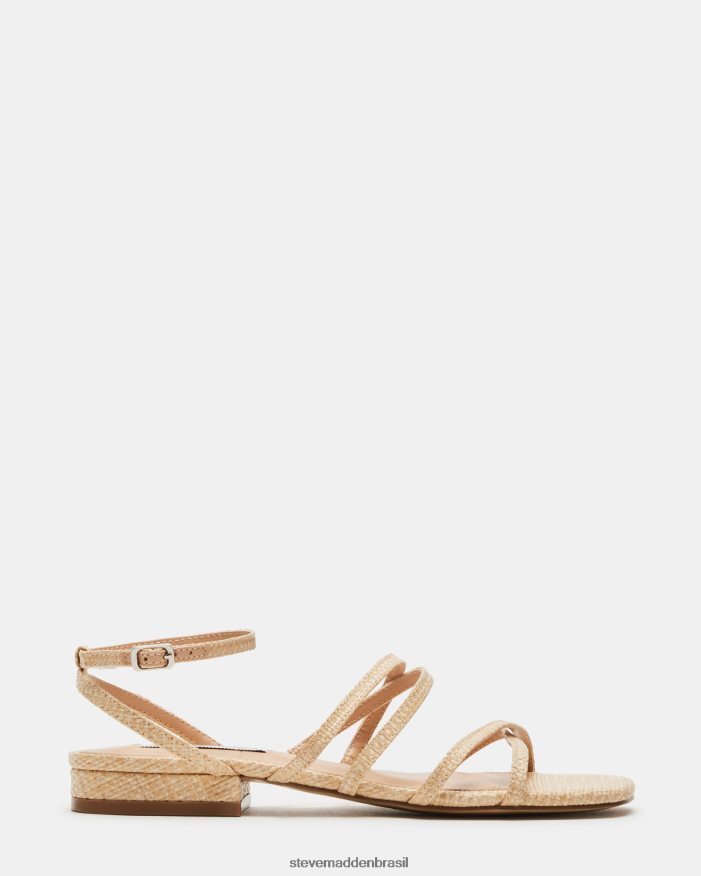 calçados ráfia natural mulheres Steve Madden prazeroso ZTFPZH51