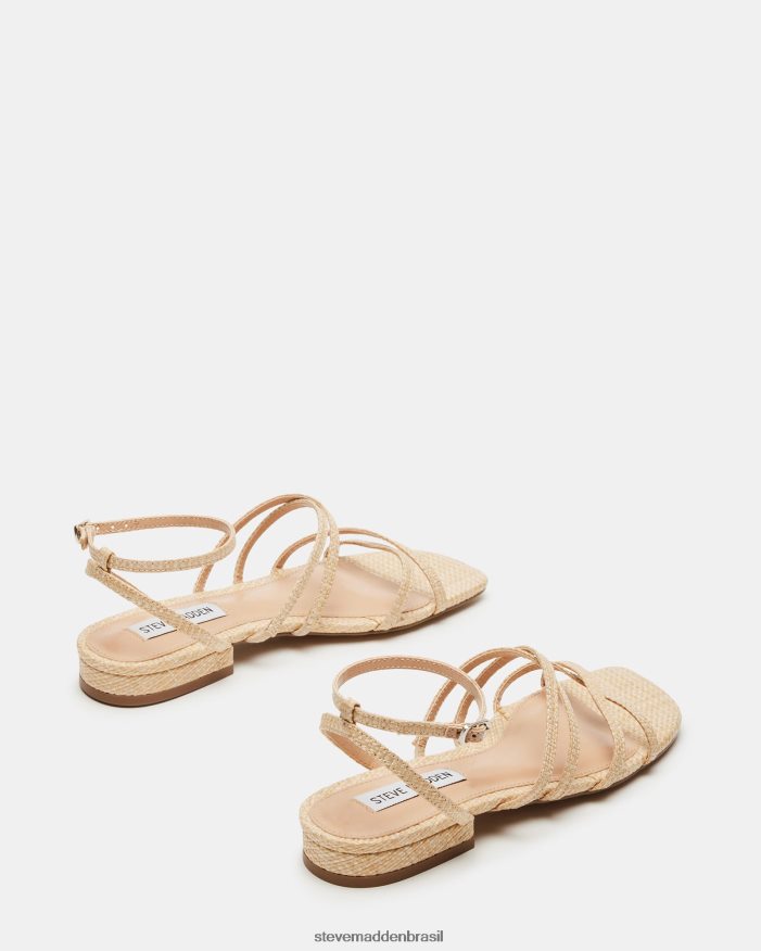 calçados ráfia natural mulheres Steve Madden prazeroso ZTFPZH51