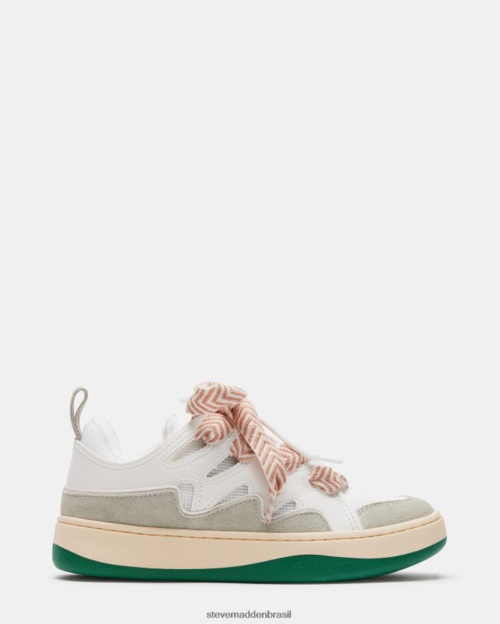 calçados Branco Verde mulheres Steve Madden rugindo ZTFPZH256