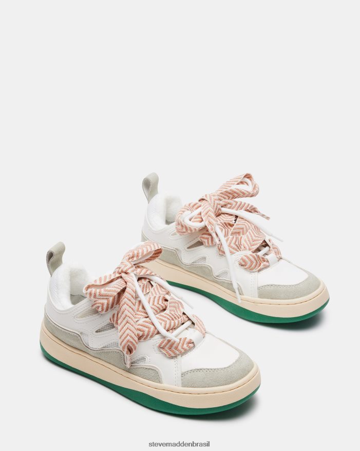 calçados Branco Verde mulheres Steve Madden rugindo ZTFPZH256