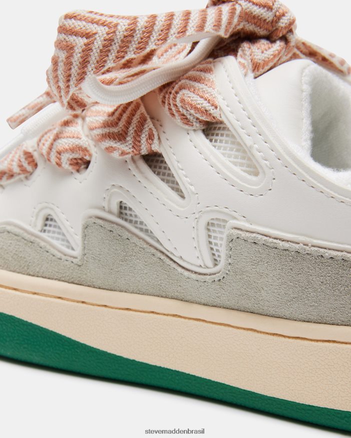 calçados Branco Verde mulheres Steve Madden rugindo ZTFPZH256