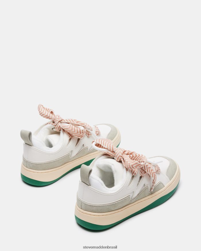 calçados Branco Verde mulheres Steve Madden rugindo ZTFPZH256