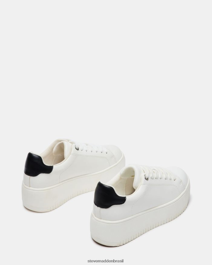 calçados Branco preto mulheres Steve Madden rockaway ZTFPZH232