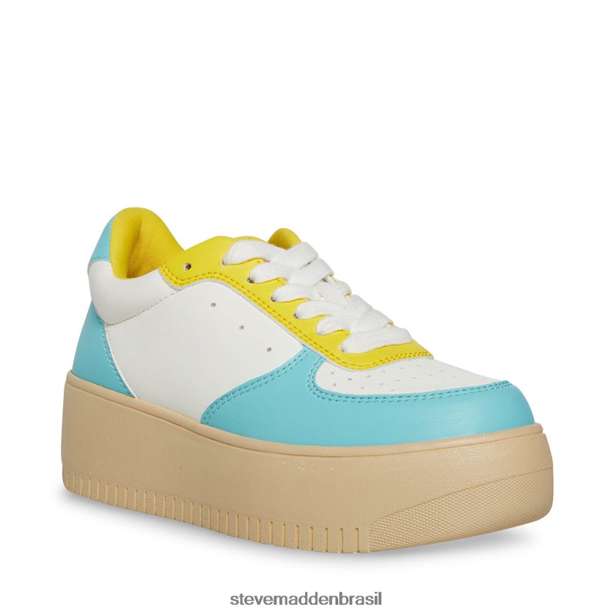 calçados azul amarelo mulheres Steve Madden foguete ZTFPZH335