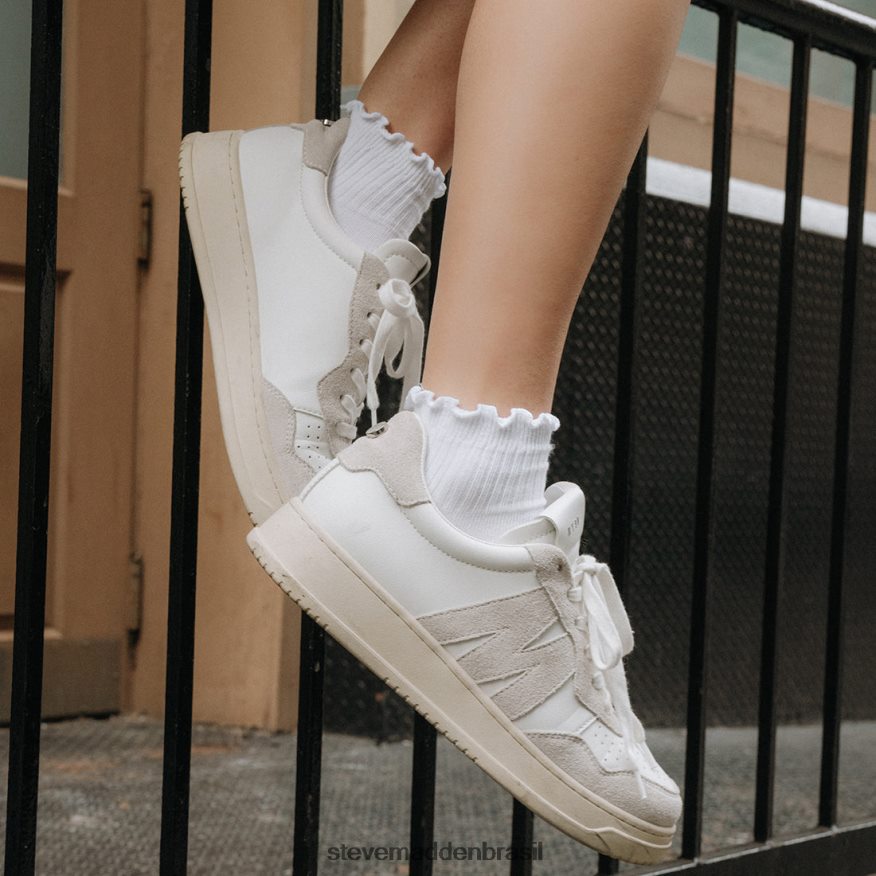 calçados branco cinza mulheres Steve Madden jazz ZTFPZH283