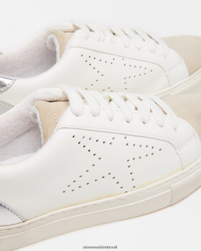 calçados branco mulheres Steve Madden reza ZTFPZH243