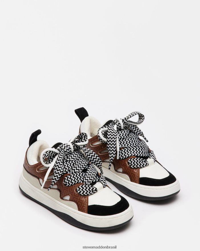 calçados marrom multi mulheres Steve Madden rugindo ZTFPZH230