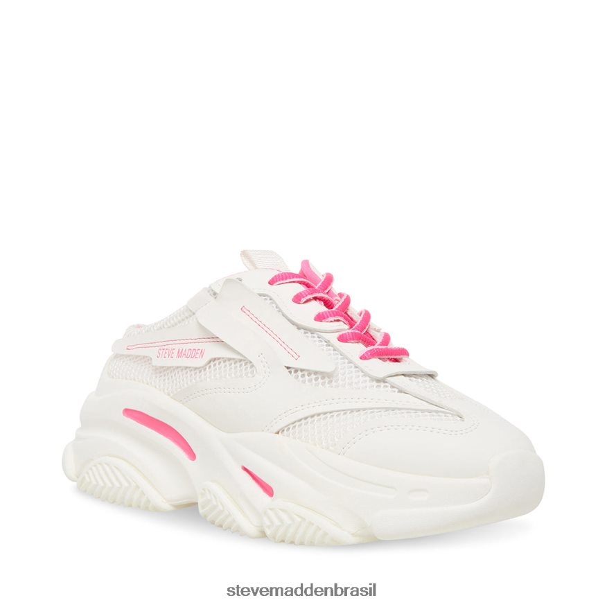 calçados rosa branco mulheres Steve Madden cliente potencial ZTFPZH322