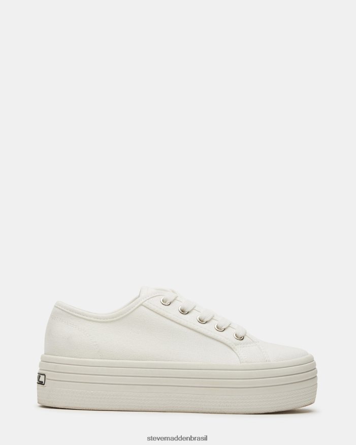 calçados tecido branco mulheres Steve Madden Bobbi 30 ZTFPZH269